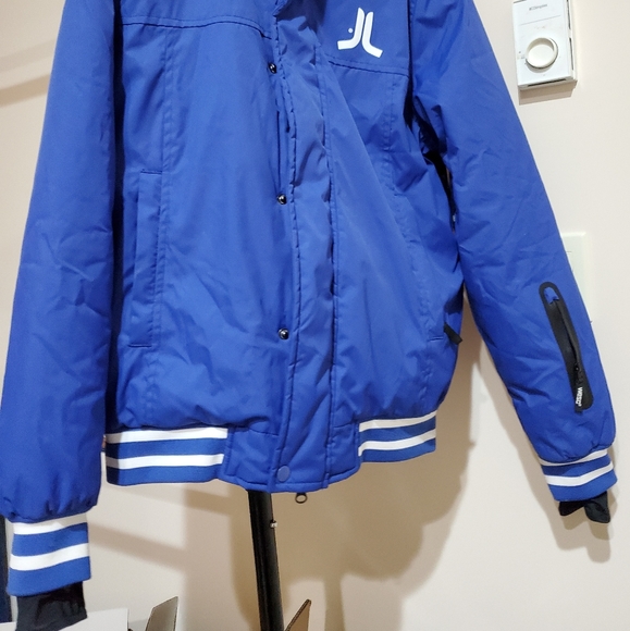 WESC Ladies Padded Hooded Jacket Blue size Medium - Picture 10 of 10
